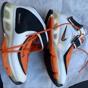 Men’s Nike Air Max 360 black white orange